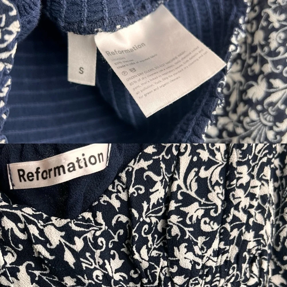 Reformation Smock Blouse